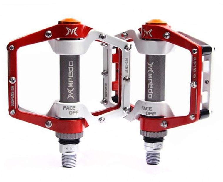 Педалі для велосипеда Mpeda ALNC-930 Face OFF Червоний/Білий (694329216)