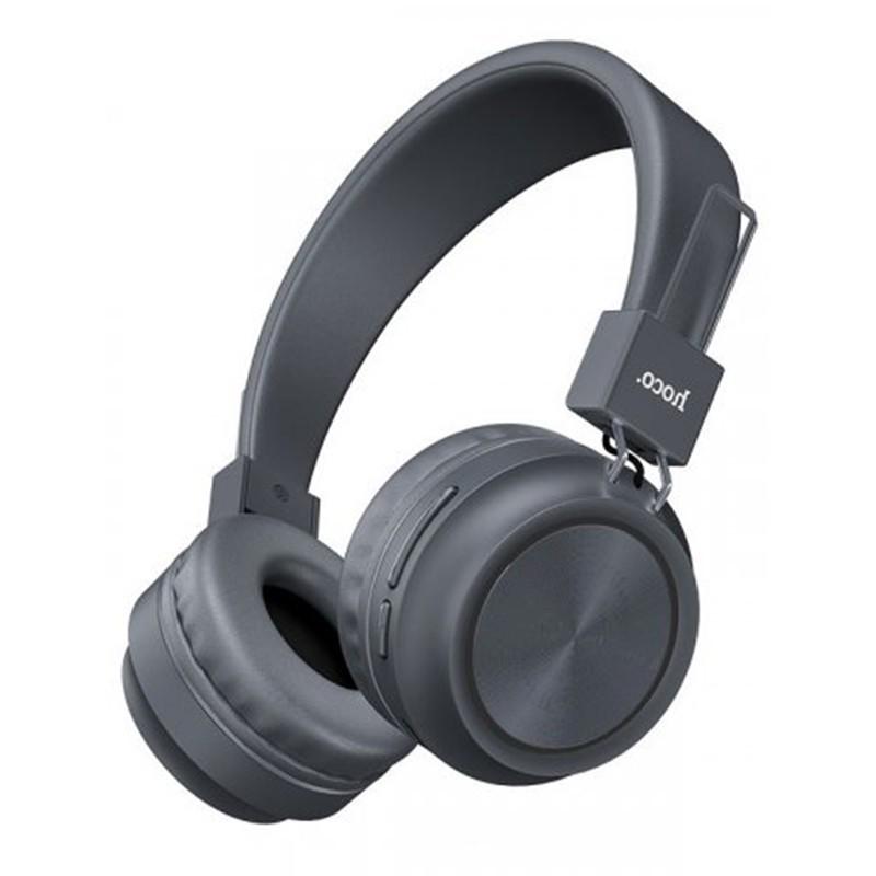 Навушники Hoco W25 Bluetooth накладні з мікрофоном Grey