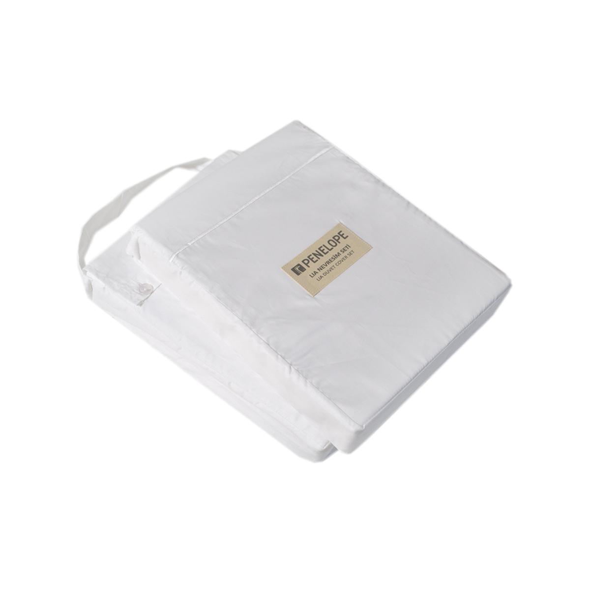 Підковдра з наволочками Penelope Lia 260х240 см + 50х70 см 2 шт. Білий (13513222) - фото 4 Підковдра з наволочками Penelope Lia 260х240 см + 50х70 см 2 шт. Білий (13513222) - фото 4