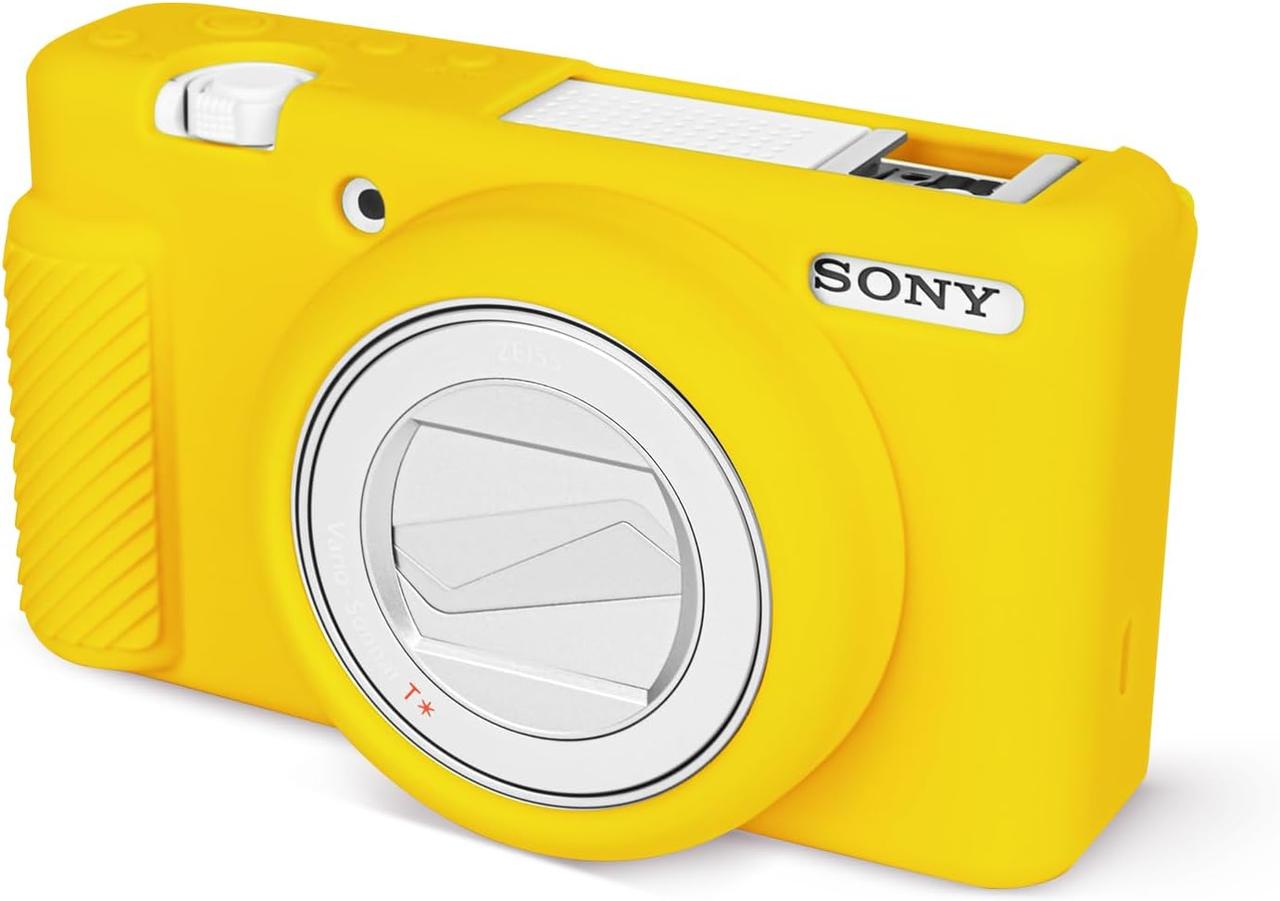 Чехол защитный силиконовый для фотоаппаратов SONY ZV-1F ZV-1 ZV-1 II Желтый (2806979331)