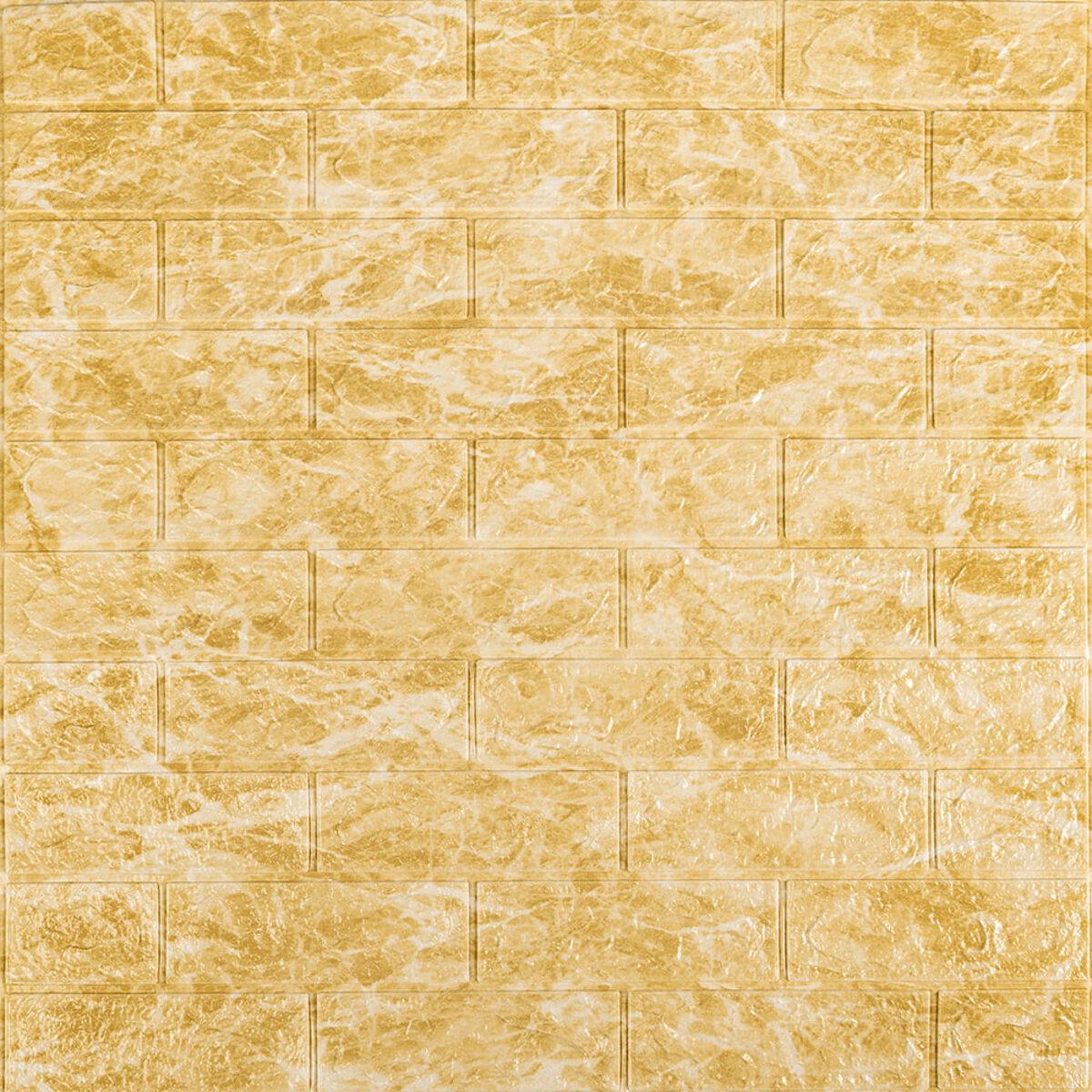 3D-панель декоративная самоклейка под кирпич 700x770x3 мм 062-3 Бежевый мрамор (SW-00000694)