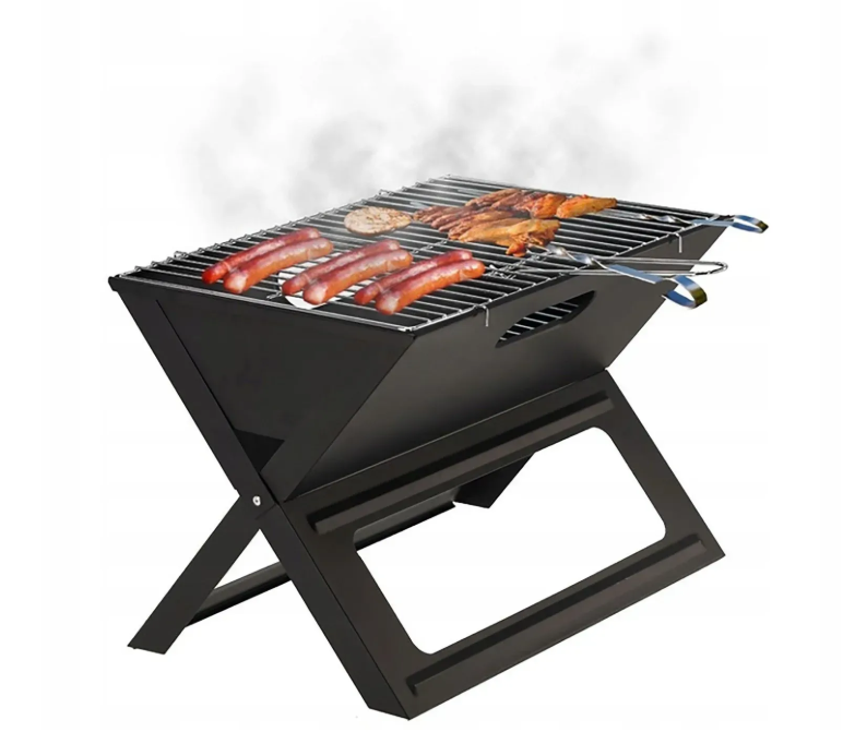 Гриль угольный Garden Line с двумя решетками 44х28,5х36 см Черный (BBQ4858)