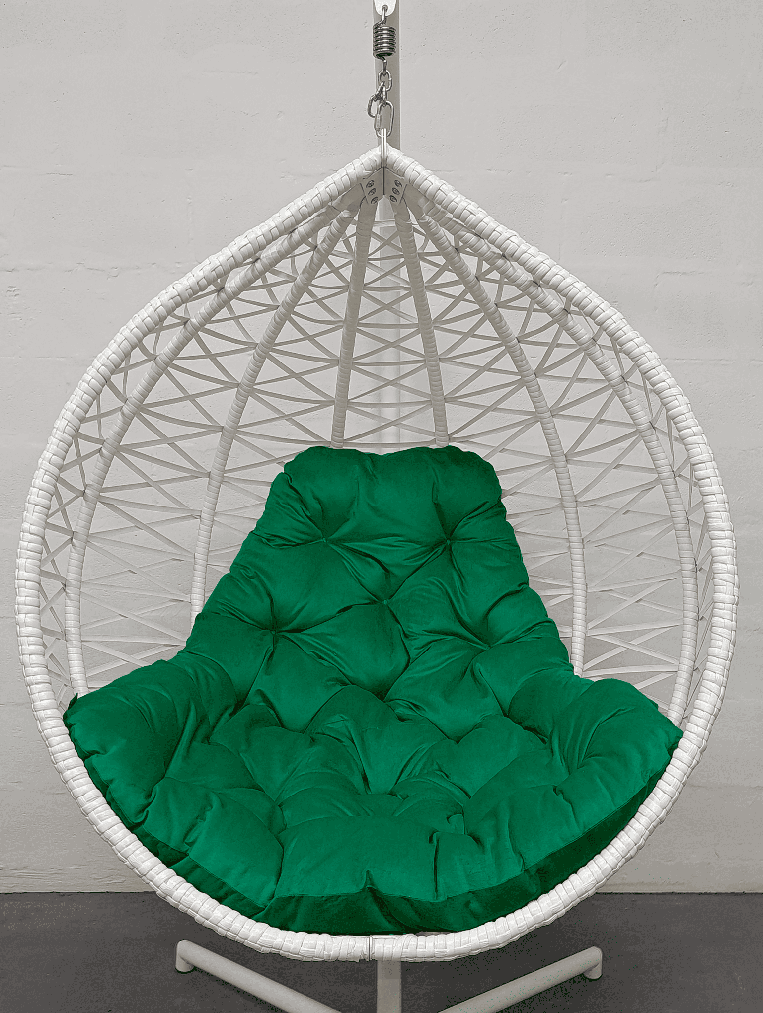 Подушка для кресла-кокона велюр 27 Изумруд (5909) - фото 1 Подушка для кресла-кокона велюр 27 Изумруд (5909) - фото 1