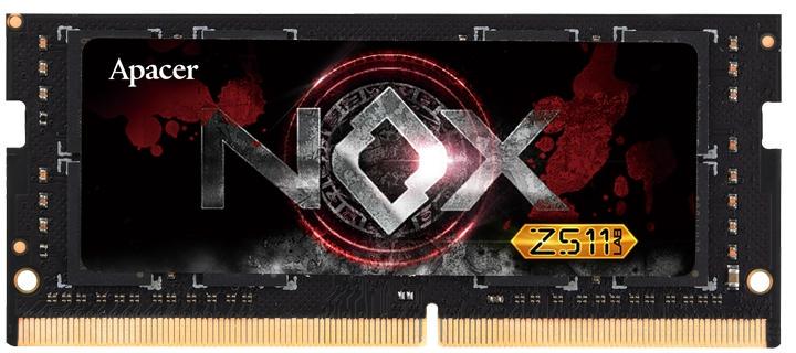 Оперативна пам'ять Apacer NOX DDR4 SO-DIMM 16GB/3200 Black (A4S16G32CLYBDAA-1)