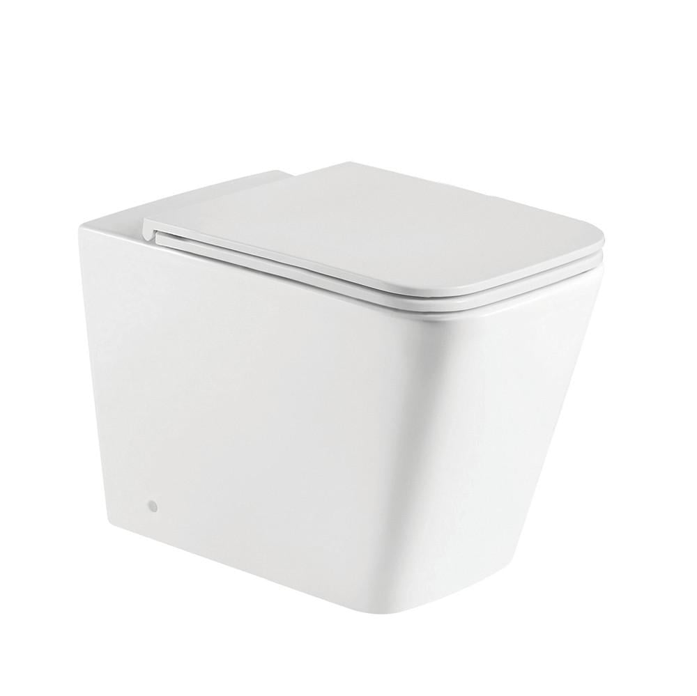 Унитаз напольный безвидочный MIXXUS Premium QUADRO-0701-R система смыва RIMLESS 600х355х410 мм (2726889064)