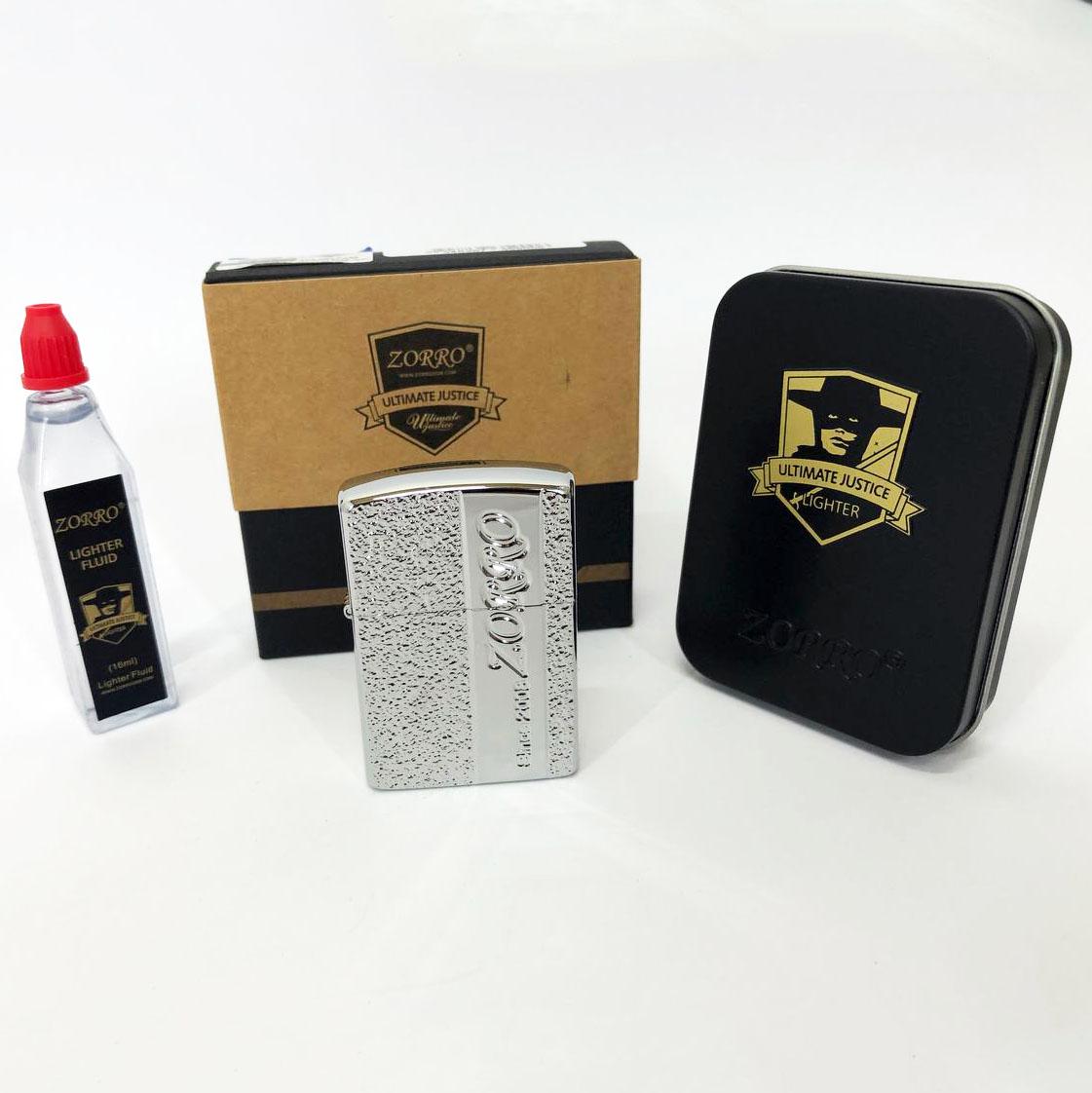 Набор для зажигалки бензиновая Zorro HL-359 Серебро (310857) - фото 8