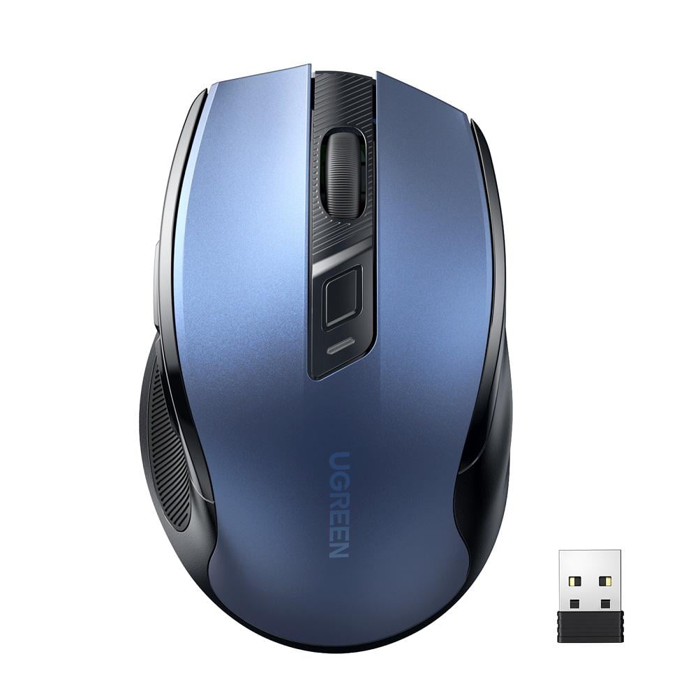 Маніпулятор миша бездротова UGREEN MU006 Ergonomic Wireless Mouse Blue (UGR-25753)