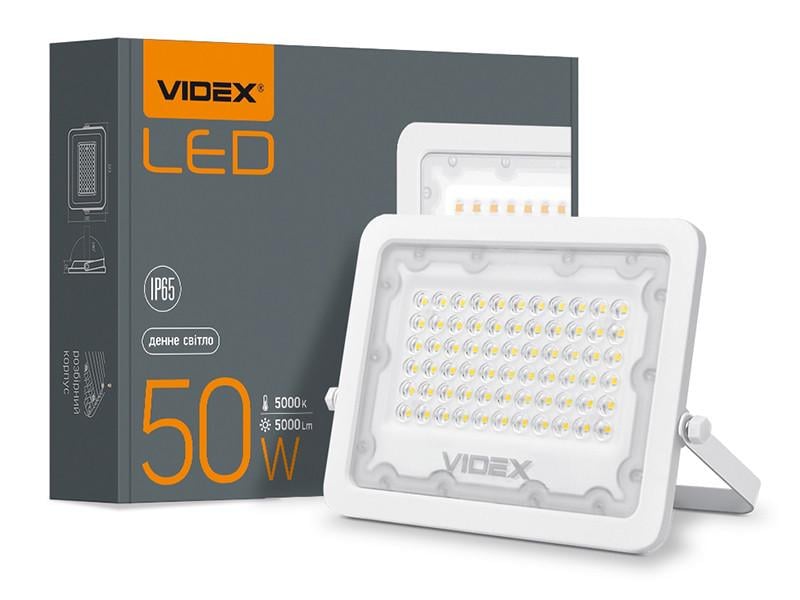 Прожектор светодиодный Videx VL-F2e-505W 50W 5000K 220 V IP65 (7344)