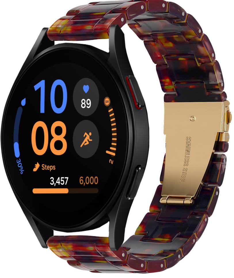 Ремешок из смолы для смарт-часов Galaxy Watch FE 40 мм Orange/Black (39603-47)