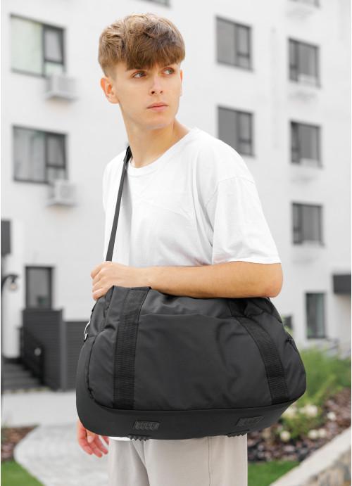 Спортивная сумка мужская Sambag тканевая Черный (4840452026)