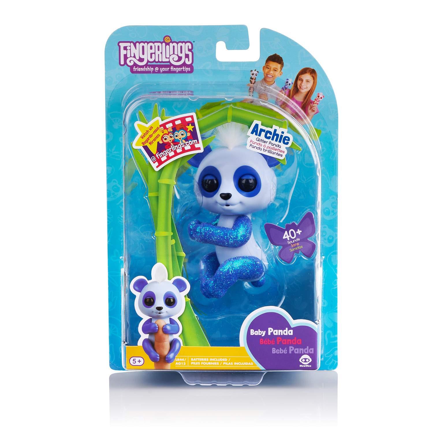 Интерактивная игрушка WowWee Fingerlings Glitter Panda (WWF08) - фото 5