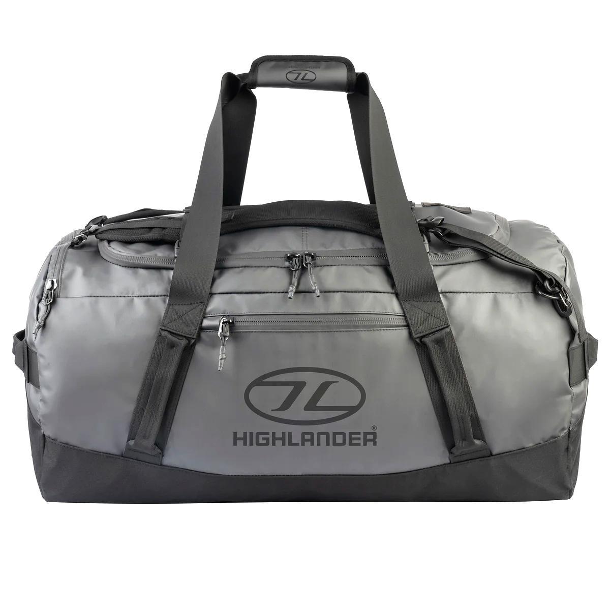 Сумка дорожная водозащитная Highlander Hauler Duffel 90 л Dark Grey (931672)