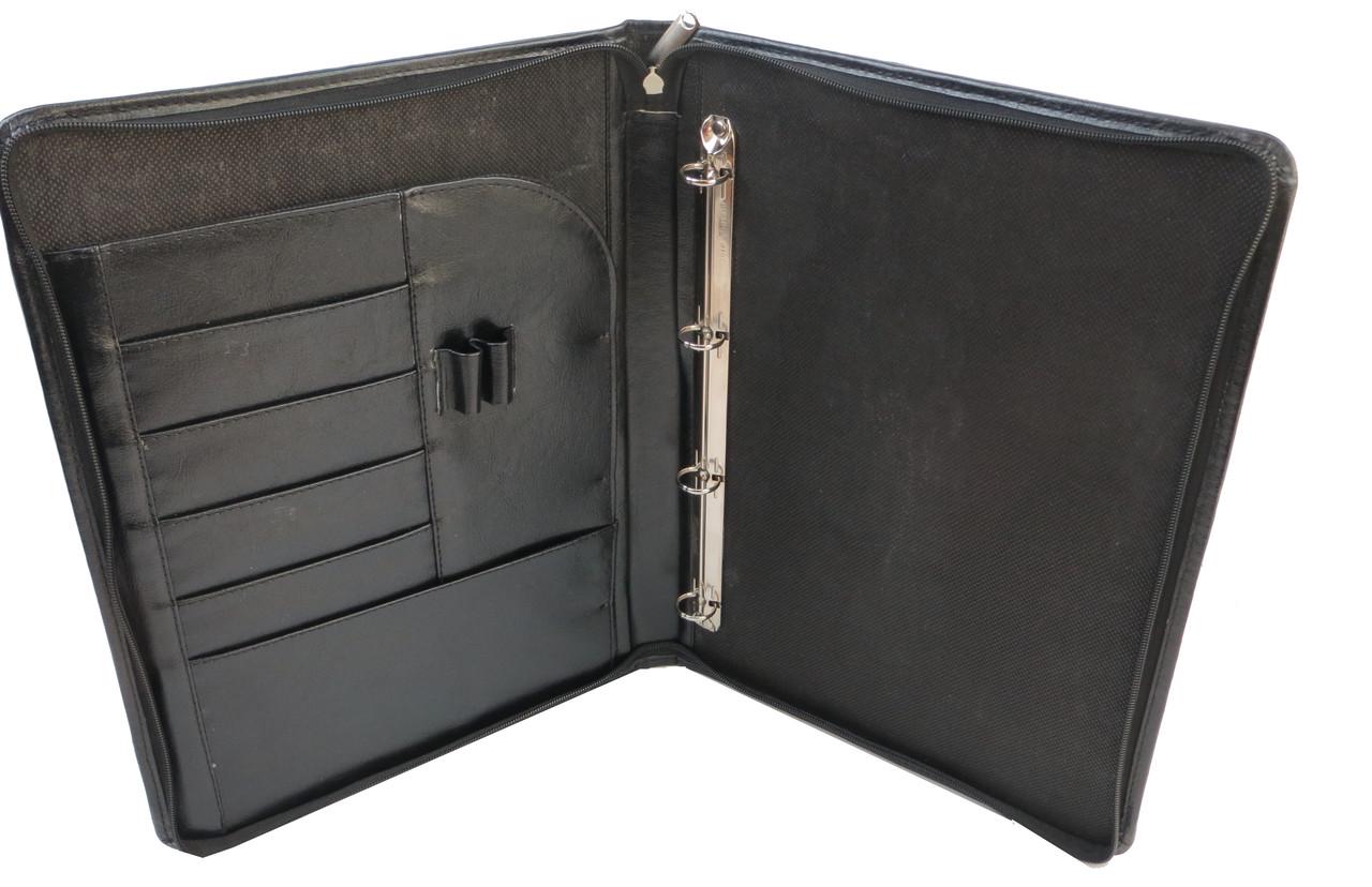 Папка мужская из экоrожи Eхclusive 715300-1 Черный