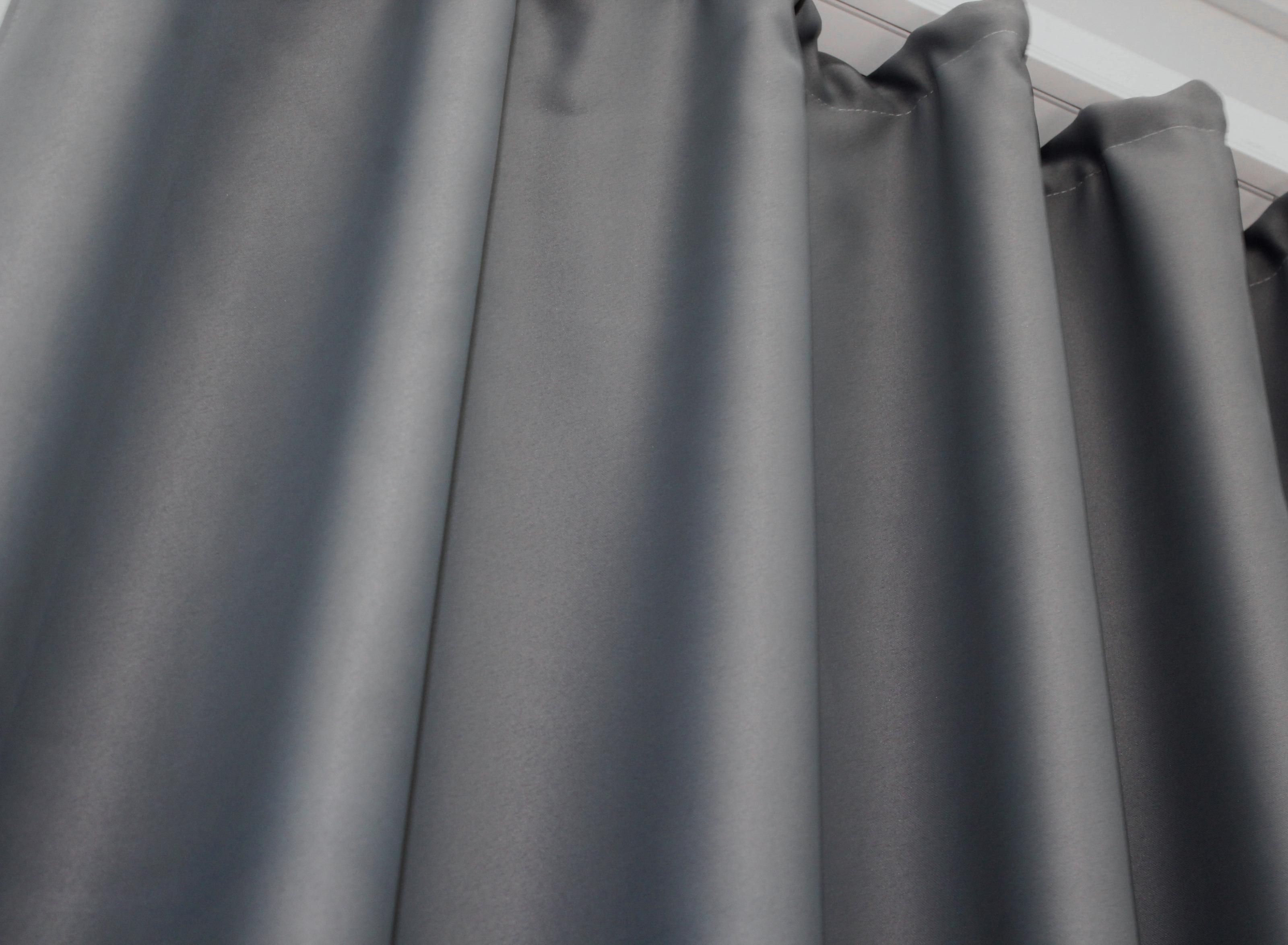 Комплект штор VR-Textil Bagema Rvs № 1009ш блекаут 150х270 см 2 шт. Графітовий (30-807) - фото 5 Комплект штор VR-Textil Bagema Rvs № 1009ш блекаут 150х270 см 2 шт. Графітовий (30-807) - фото 5