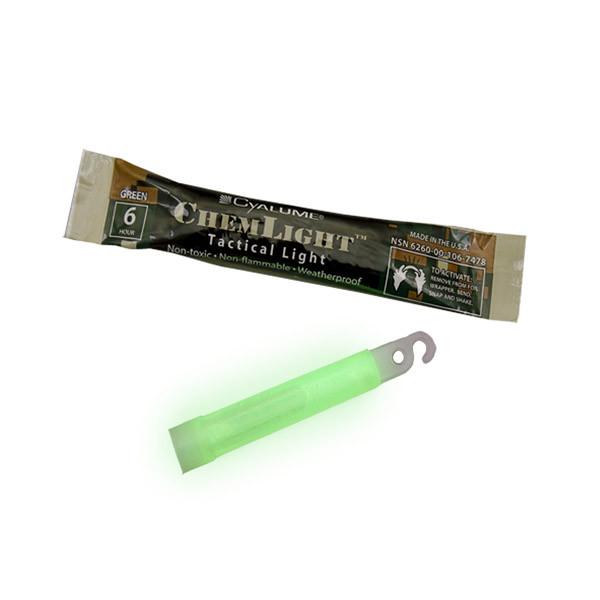 Химический источник света Cyalume ChemLight 4" 6 часов Green (НФ-00000648)