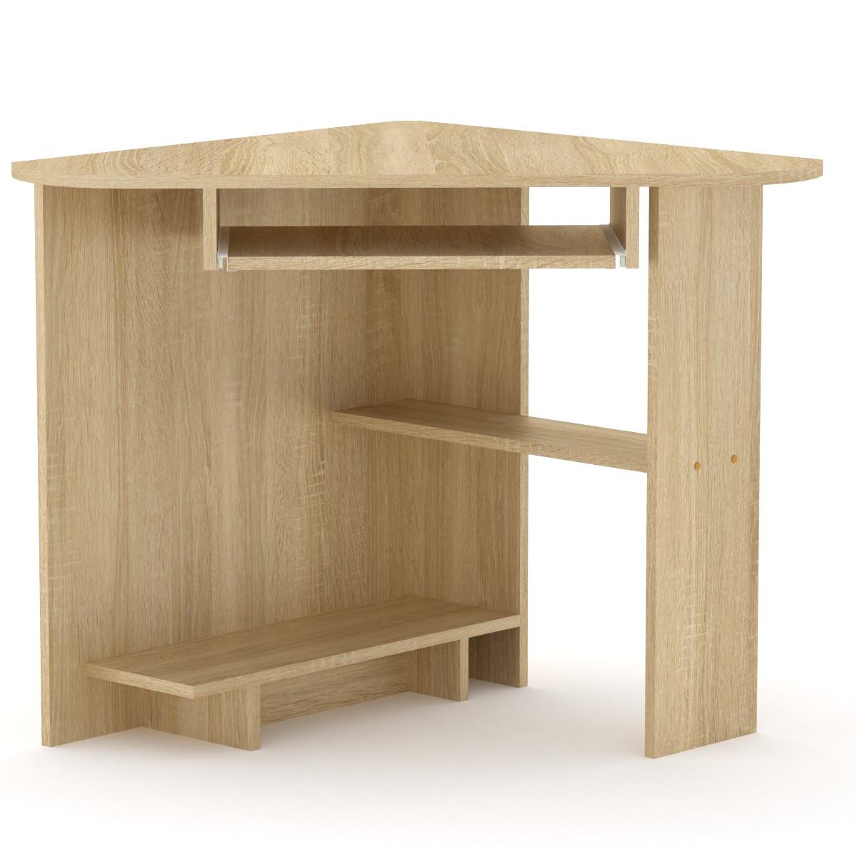 Стіл комп'ютерний кутовий Компаніт СУ-15 76х75х73,6 см Дуб сонома (26555034)