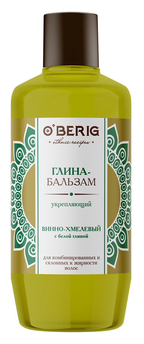 Глина-бальзам O'berig Винно-Хмелевой с белой глиной 500 мл (006243) - фото 1