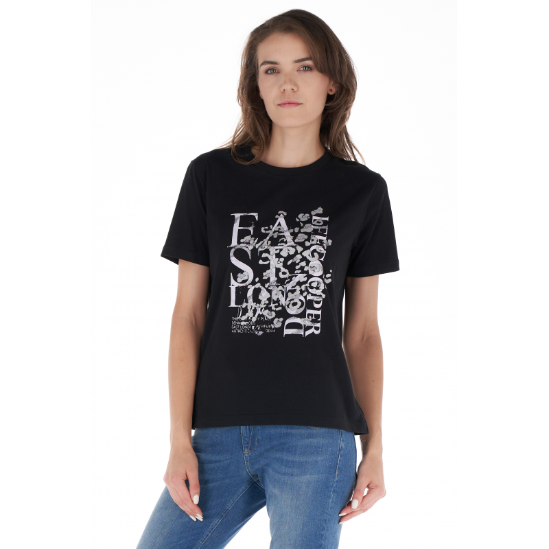 Футболка женская Lee Cooper 20195909 S Черный