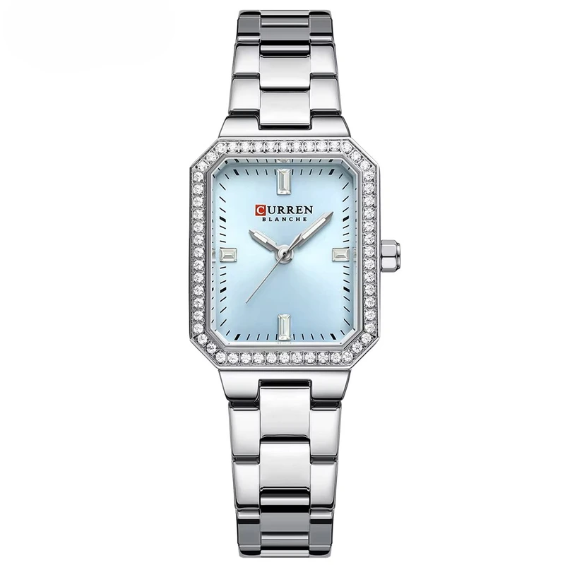 Наручний годинник Curren 9102 Silver/Blue