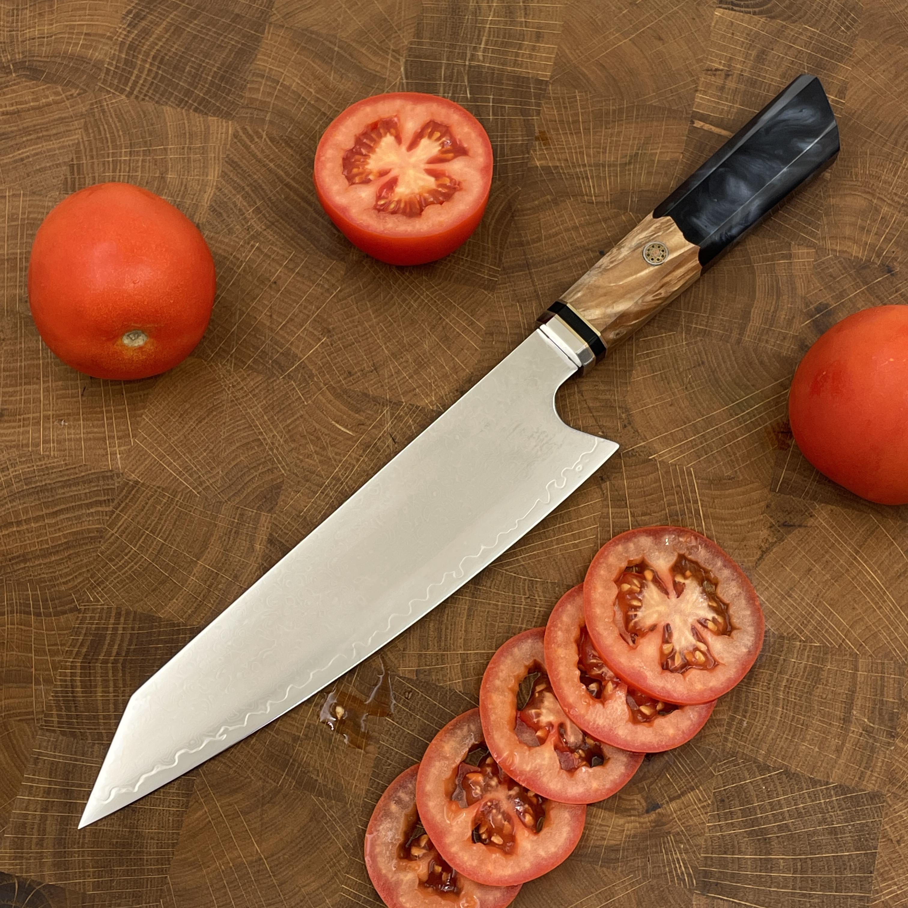 Ніж кухонний Kiritsuke VG-10 Black Brown (30219702)