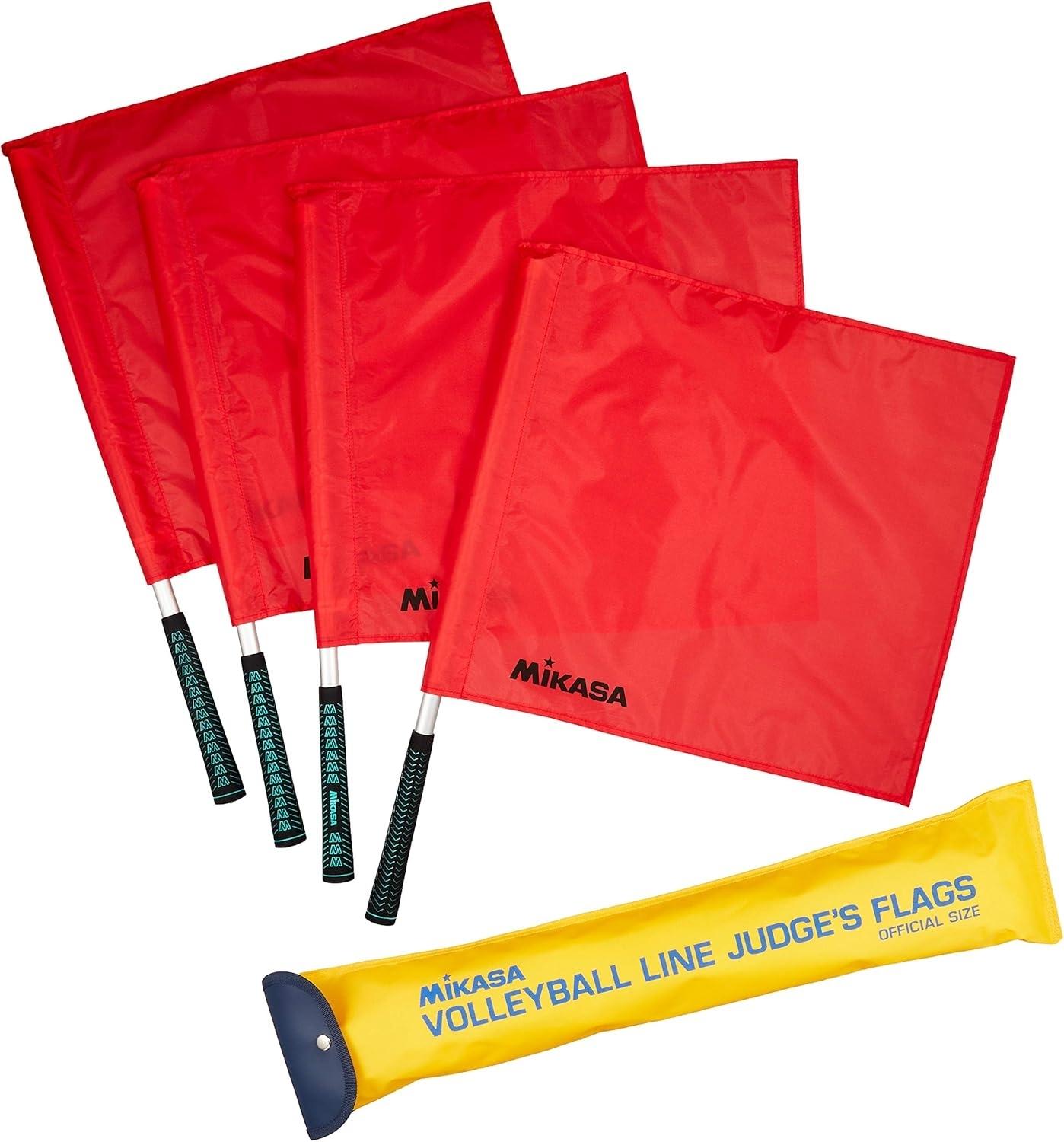 Флаги судейские Mikasa 4 шт. Красный (BA-17)