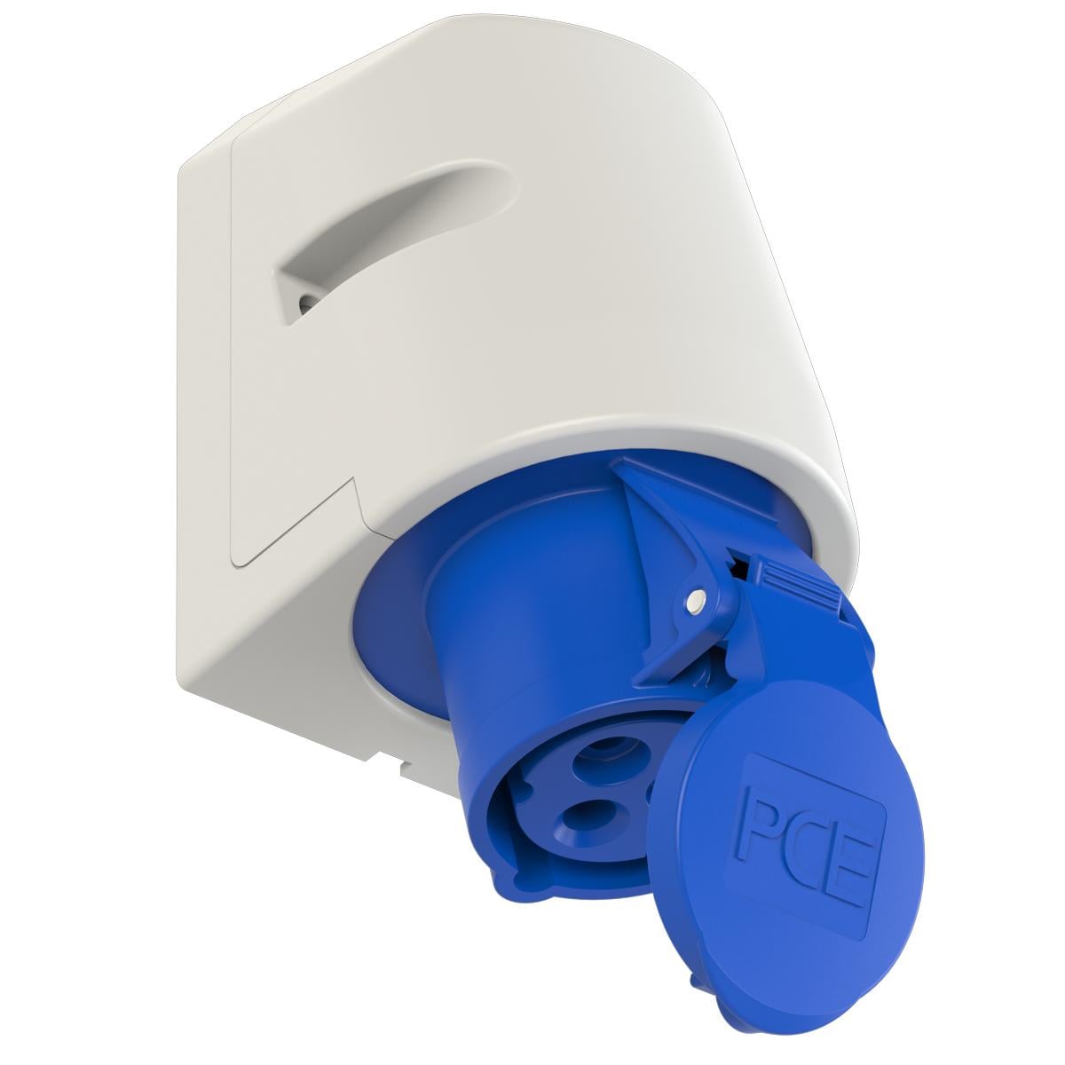 Силова розетка настінна PCE 1P+N+E IP44 16A 230V (113-6)