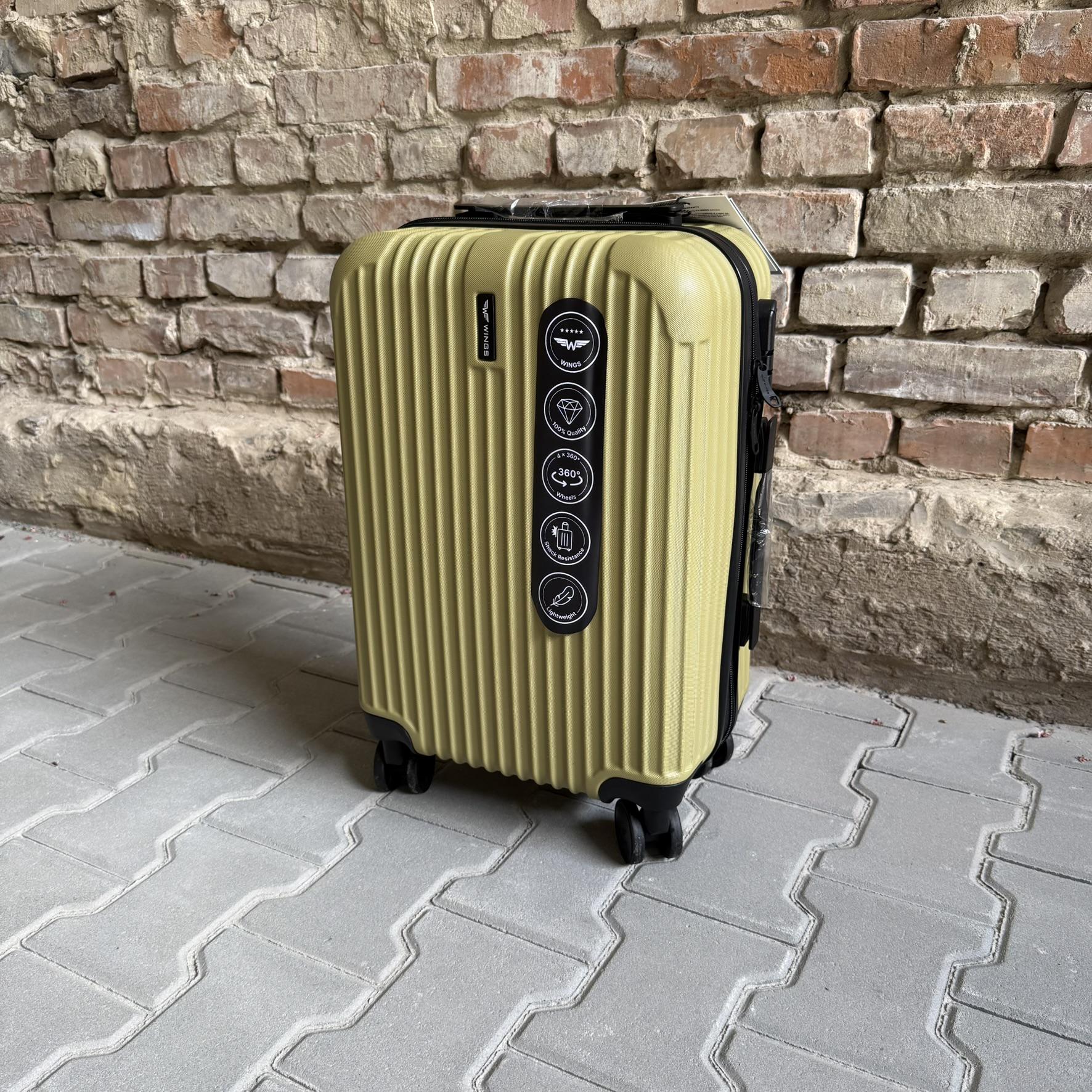 Валіза Wings Egret дорожня S Оливковий (26557301) - фото 2 Валіза Wings Egret дорожня S Оливковий (26557301) - фото 2