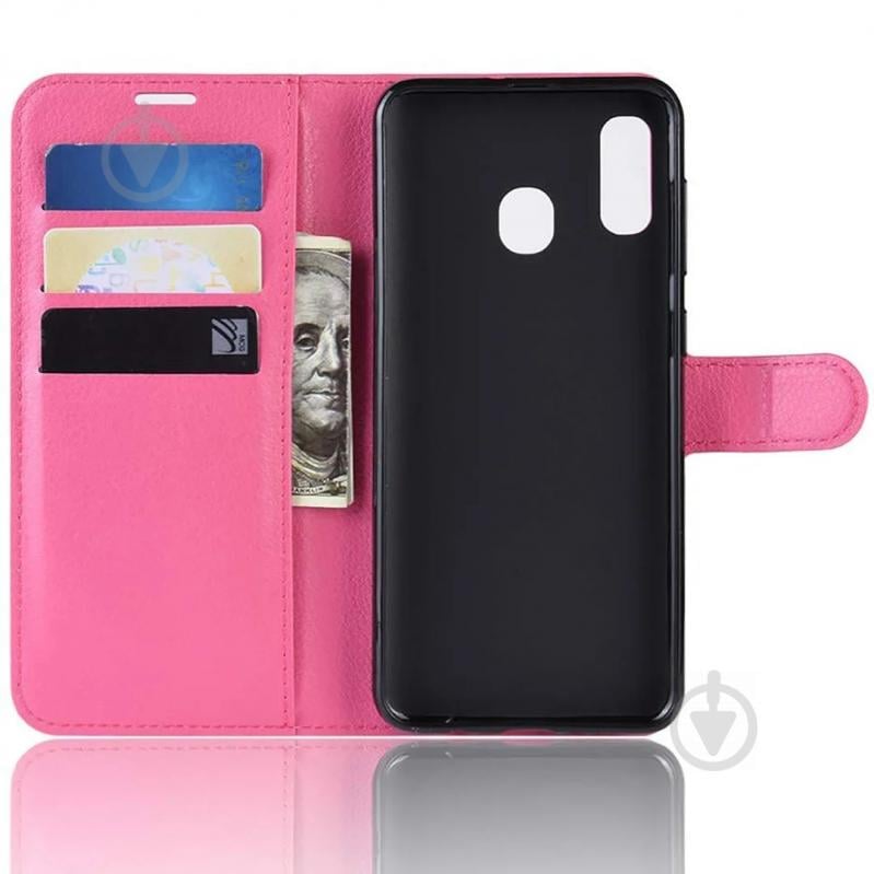 Чехол-книжка Litchie Wallet для Samsung A202 Galaxy A20e Rose (hub_PQsR83992) - фото 3