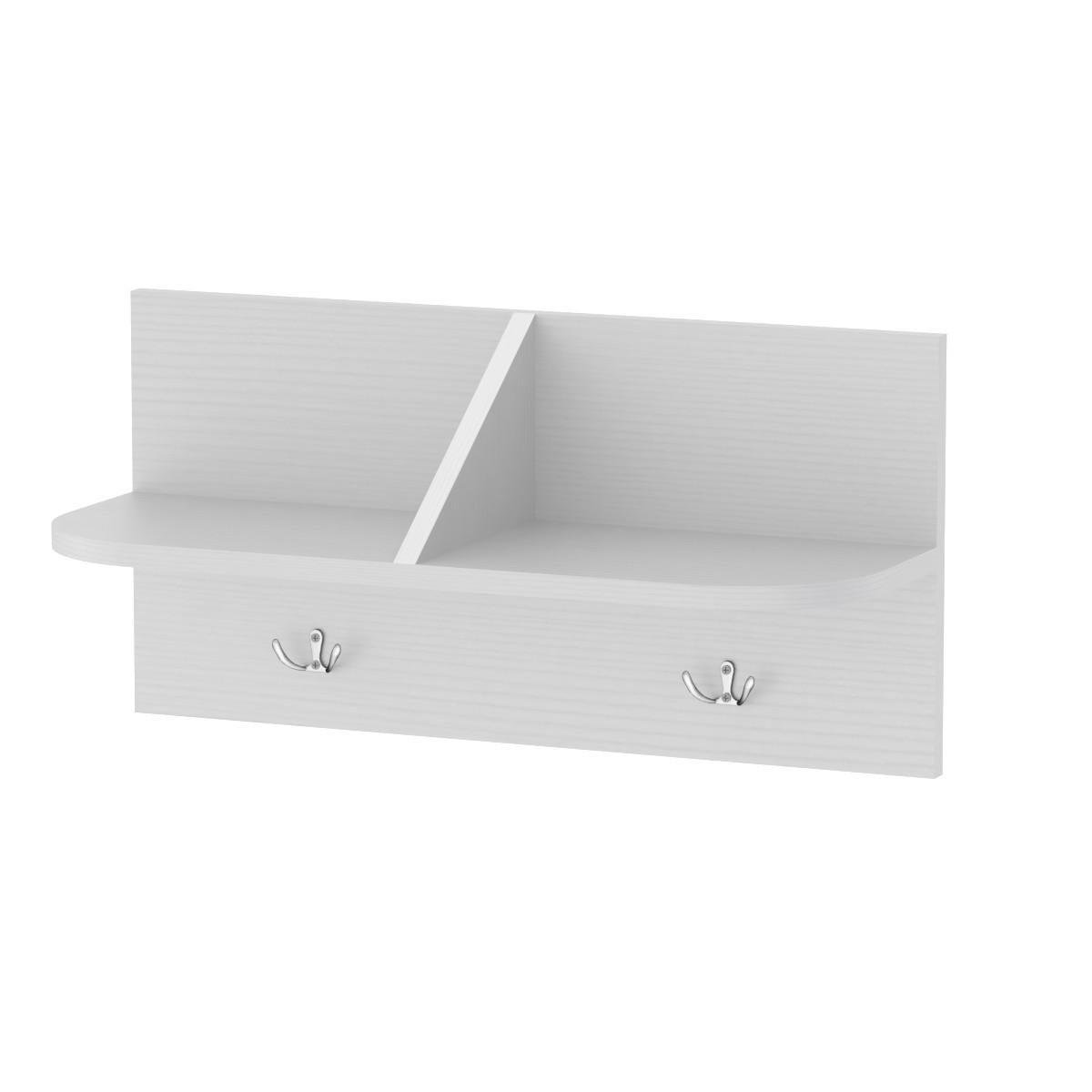 Вешалка настенная В-2 Компанит альба Белый (113807) - фото 1