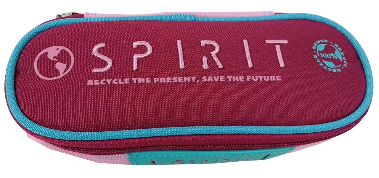 Пенал шкільний Spirit Бордовий/Рожевий (286271) Пенал шкільний Spirit Бордовий/Рожевий (286271)
