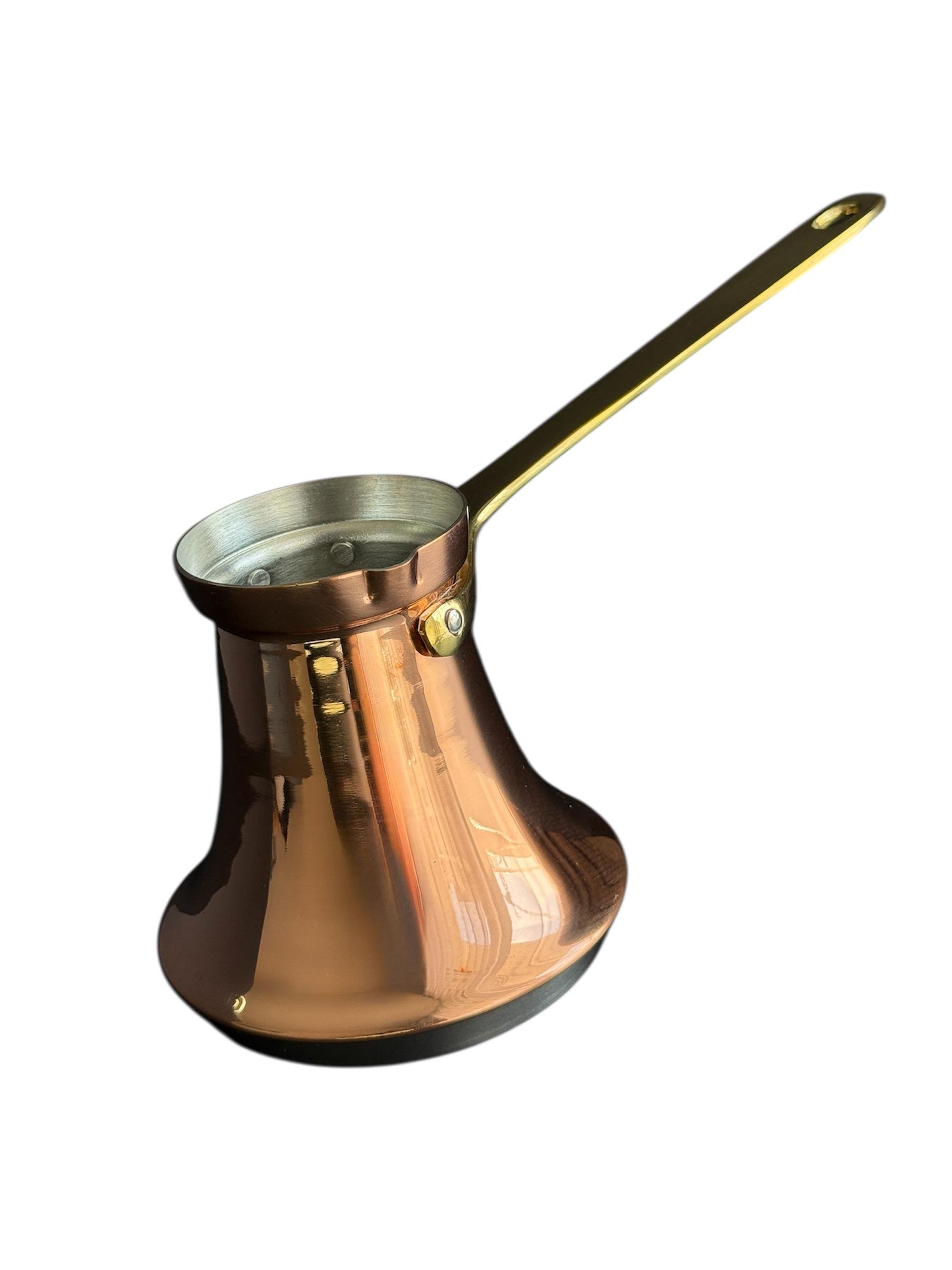 Турка для кофе медная Индукция TF19 классическая ZH 290 мл