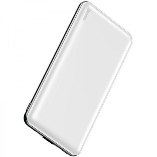 Батарея портативная Baseus Simbo Smart PPALL-BQB02 10000 mAh White