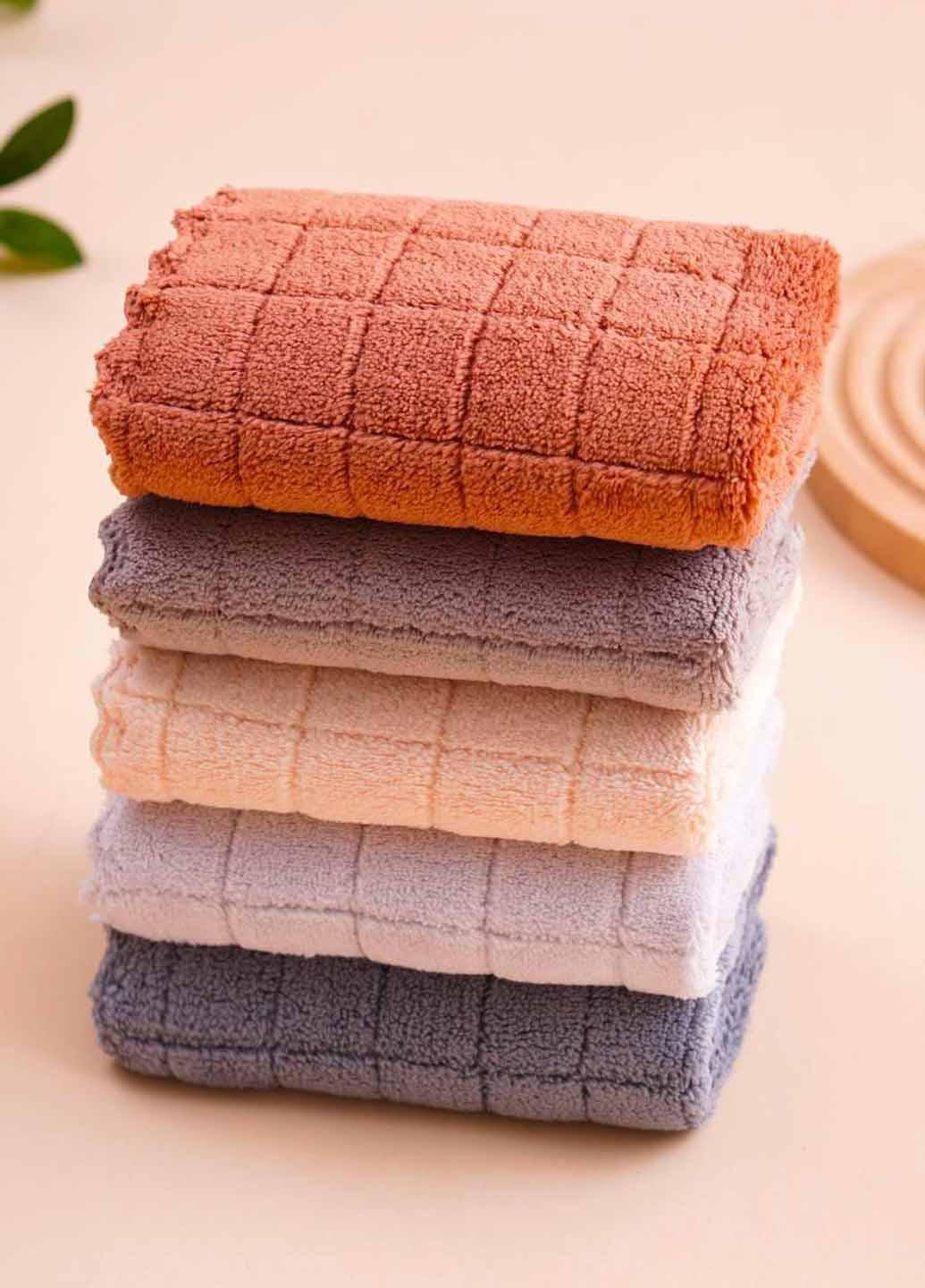 Набор кухонных салфеток микрофибра 5 шт. 25х25 см