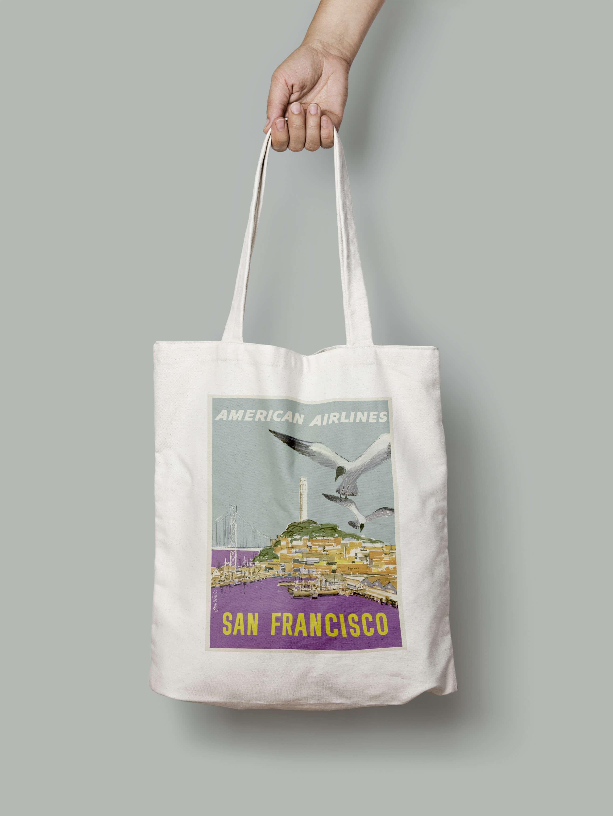 Эко-сумка Городской вид на Сан-Франциско шопер (san_francisco_Bag)