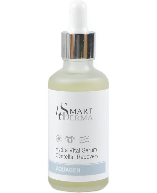 Сироватка антиоксидантна Smart4Derma Aquagen Hydra Serum Centella з центелою екстразволожуюча 50 мл (509)