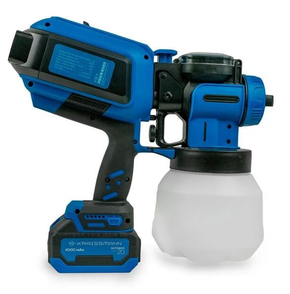 Краскопульт KRAISSMANN 503 ASP 20 MP 4000 мАг акумуляторний - фото 3