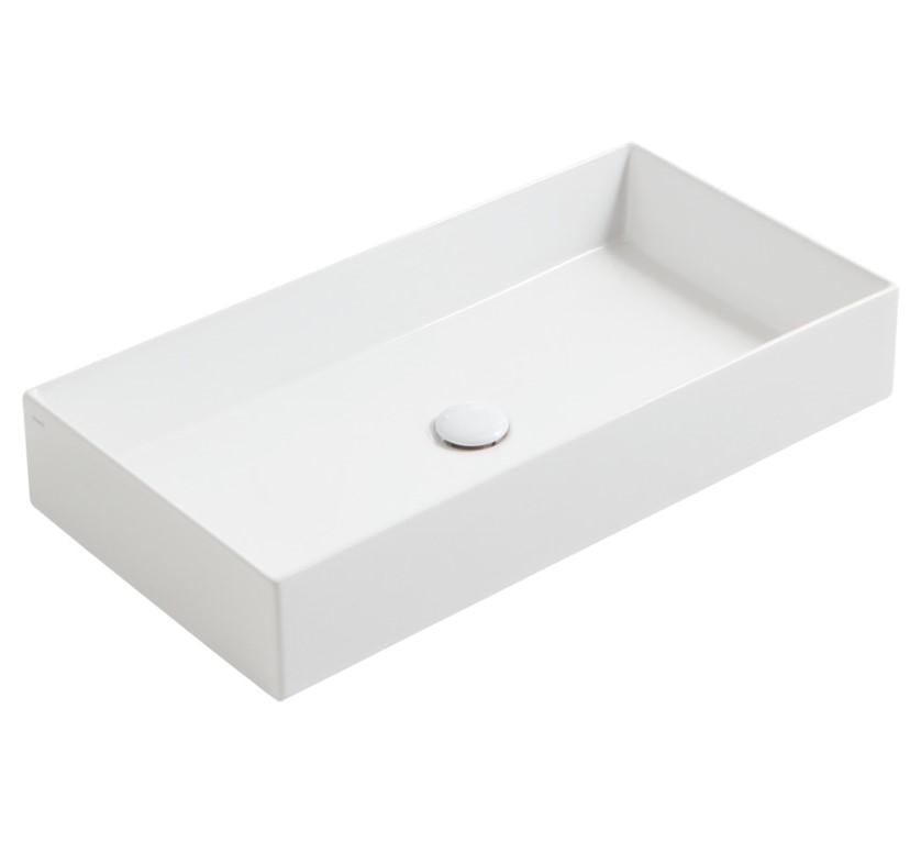 Умывальник накладной Simas Agile AG80 800x400x130 мм Белый (184374)