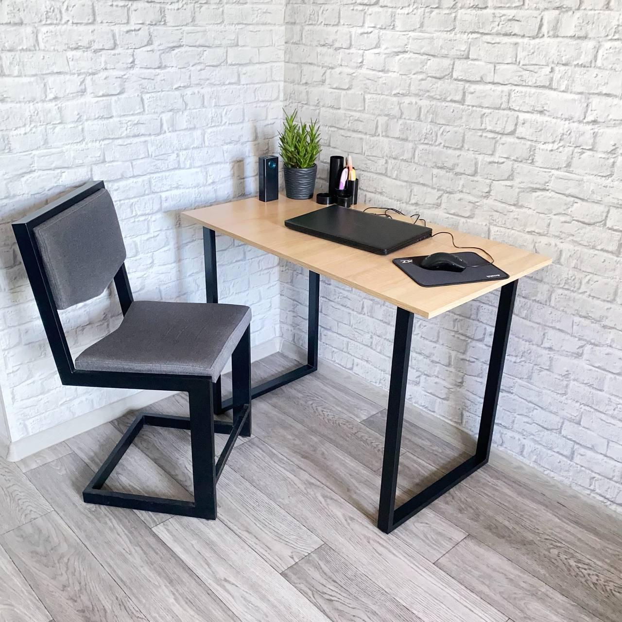 Стол письменный Krei Смарт 1000х550х736 мм Дуб сонома/Черный (ГО5002.730) - фото 2 Стол письменный Krei Смарт 1000х550х736 мм Дуб сонома/Черный (ГО5002.730) - фото 2