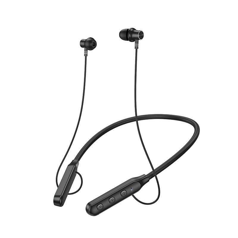 Наушники спортивные беспроводные Hoco ES74 Refinado neck-mounted BT earphones Black (24896)