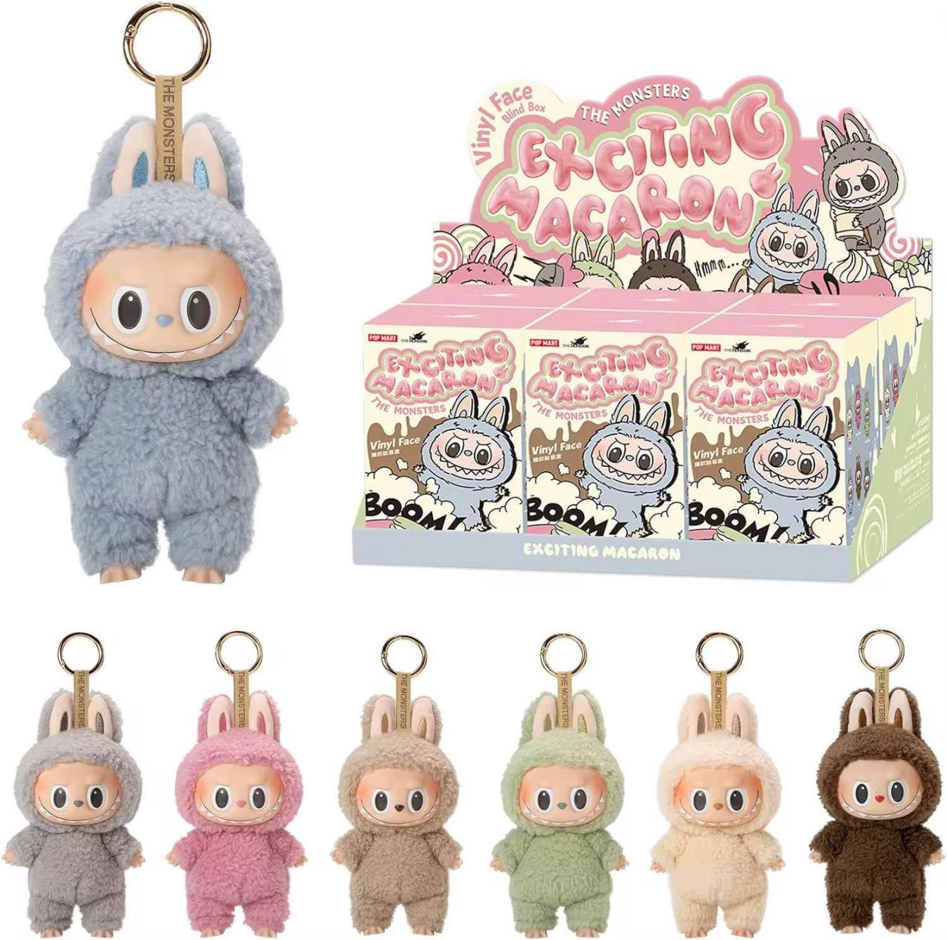 Іграшка-брелок Labubu The Monsters exciting macaron для сумки та рюкзака 17 см (2104618547) - фото 10