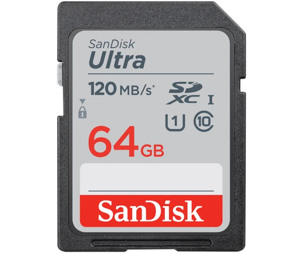 Карта пам’яті SDXC SanDisk Ultra UHS-1 120Mb/s 64Gb - фото 1