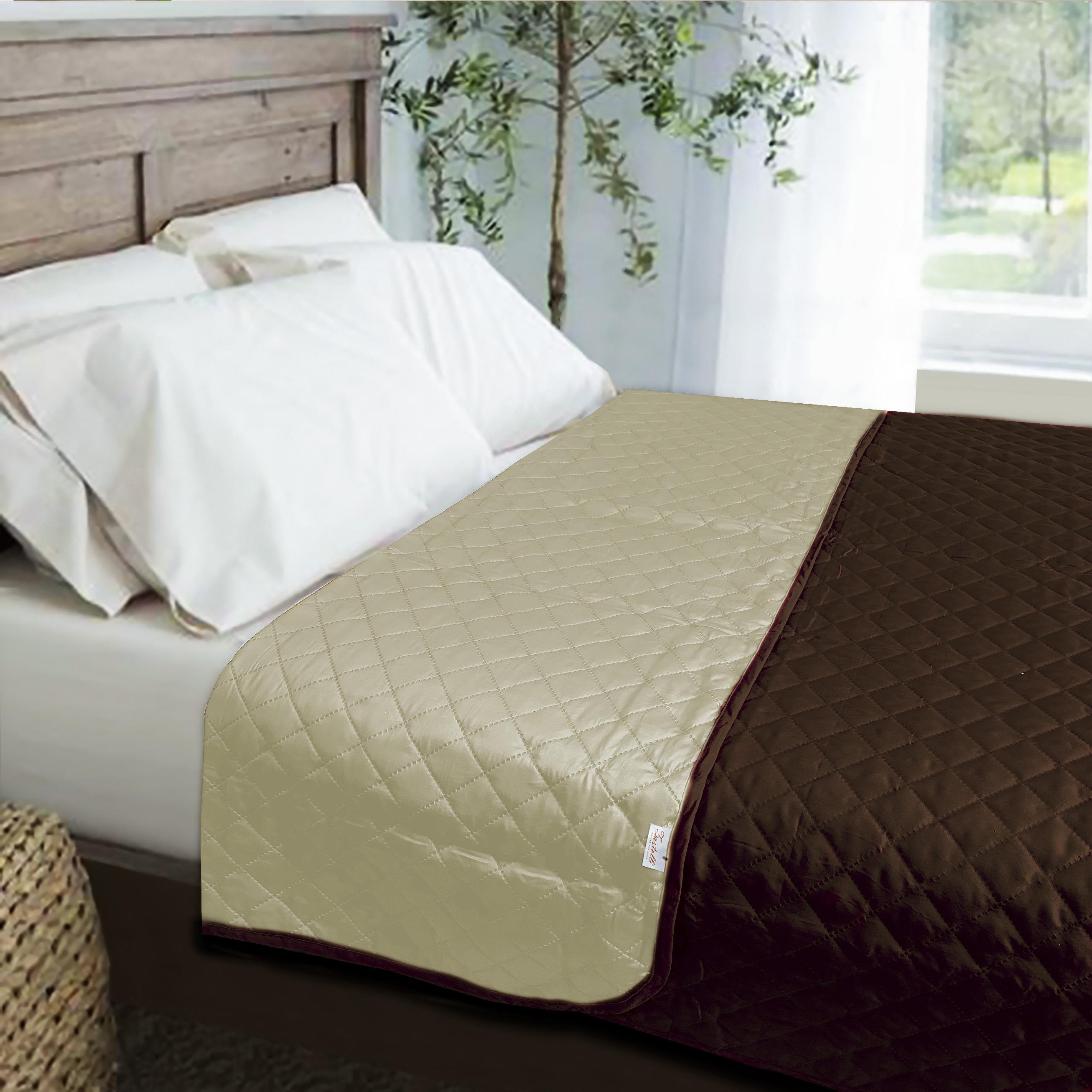 Покривало двостороннє паяне Zastelli квадрати 145х205 см Ivory/Brown (19600) Покривало двостороннє паяне Zastelli квадрати 145х205 см Ivory/Brown (19600)