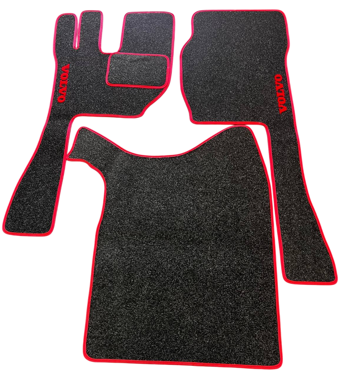 Килимки в салон ворсові для Volvo FH 2002-2014 сидіння пілот Ворс Преміум 5 шт. Чорний (27327220)