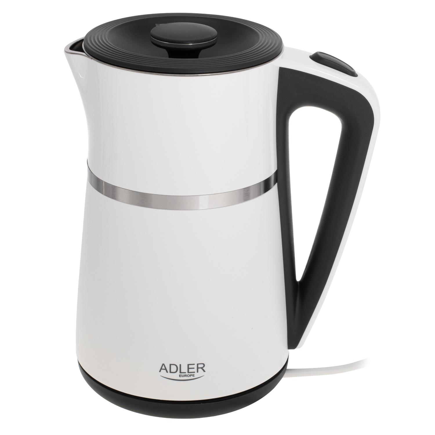 Електрочайник Adler AD 1355 1,7 л 2200 Вт Білий (31560786)