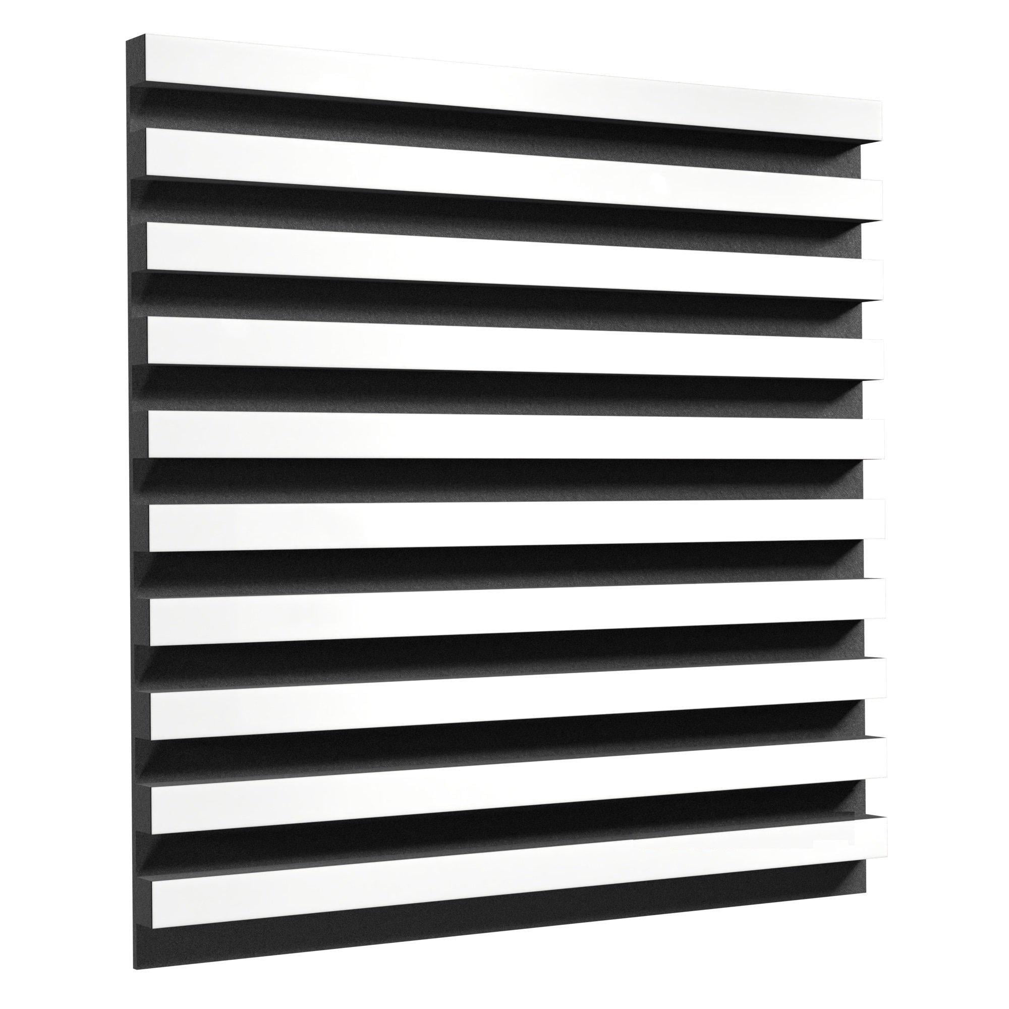 Акустична панель Ecosound Comb XL HDF 100х100 см 53 мм Білий (1382)
