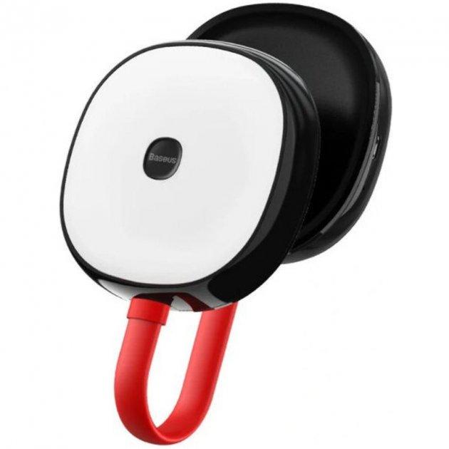 Лампа світлодіодна в салон автомобіля BASEUS In-car Solar Reading Lamp CRYDD02-01 Black - фото 4