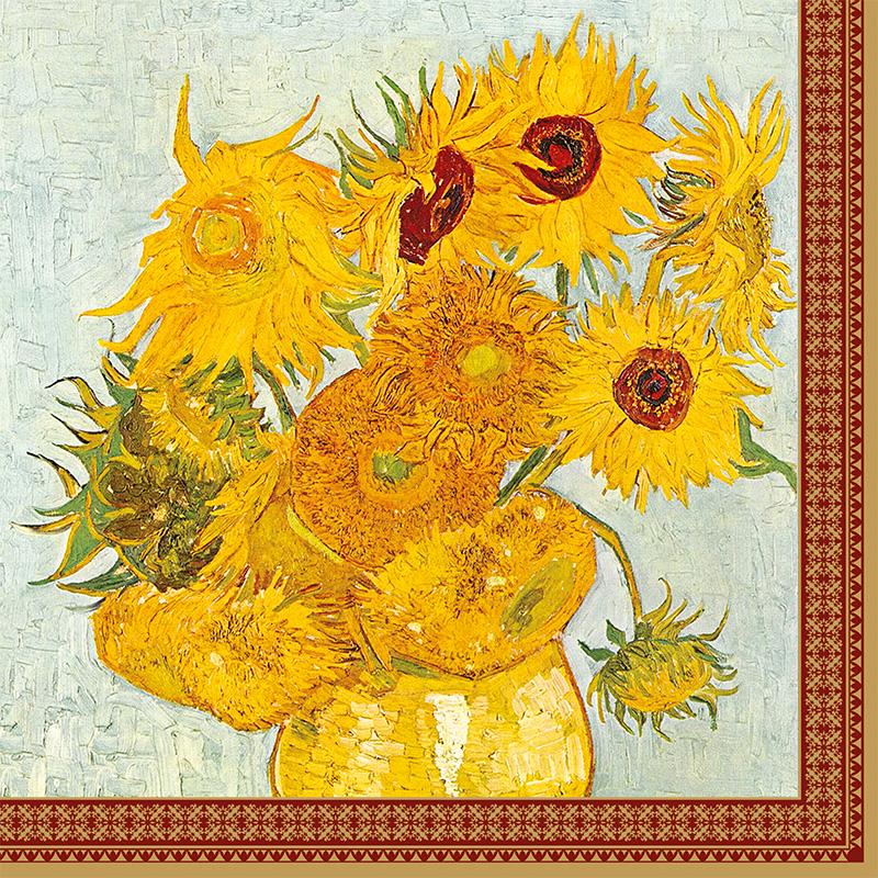 Набор бумажных салфеток Easy Life Vase With Twelve Sunflowers 33х33 см 20 шт. (111005815)