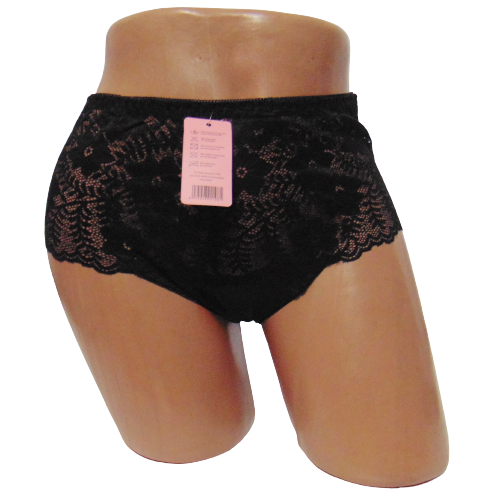 Женские трусы хлопковые Teyi 30006 4XL Черный (1801801799)