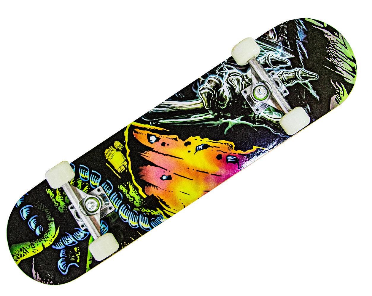 Скейтборд деревянный Skaleton Multicolor (412293384)