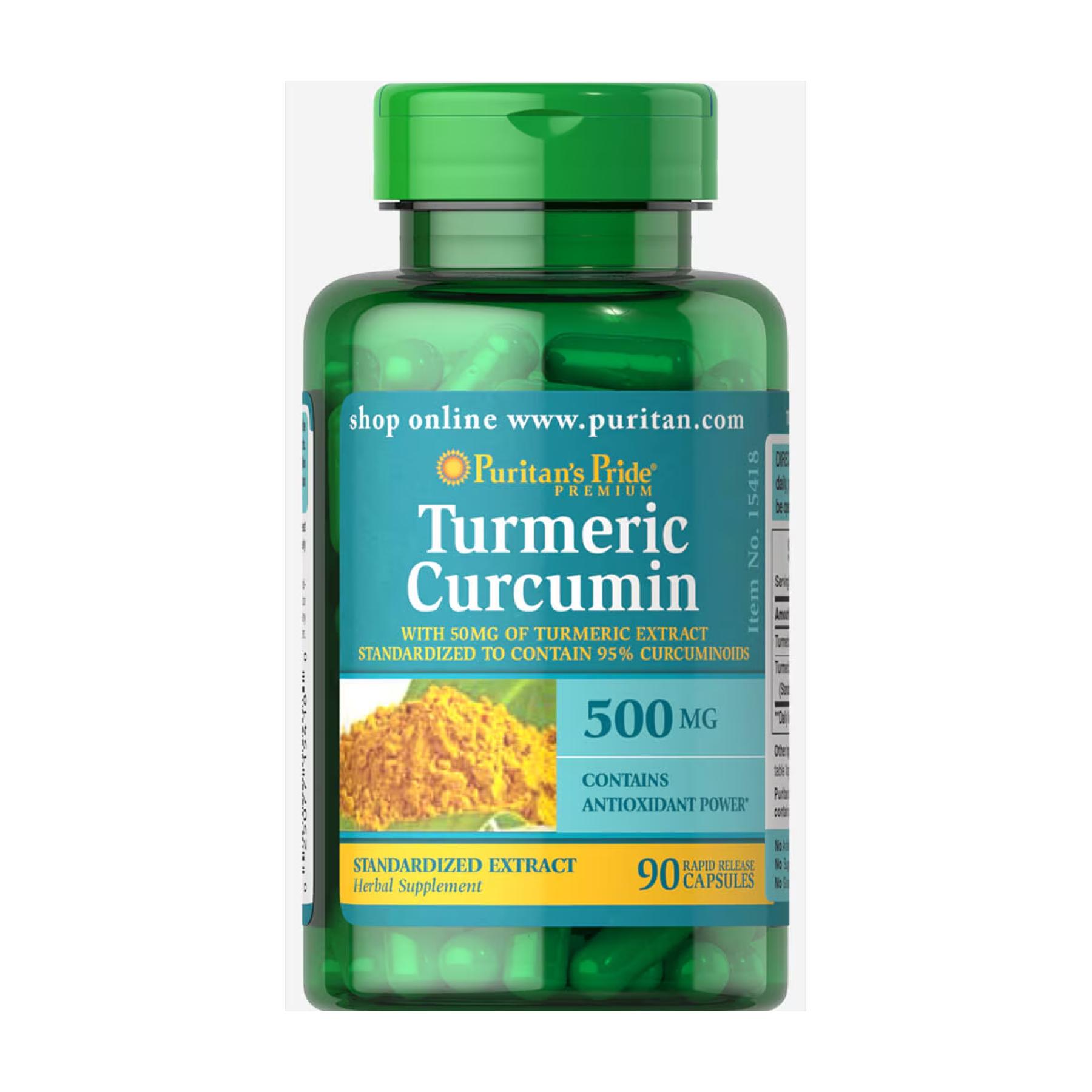 Натуральная добавка Turmeric Curcumin 500 mg 90 caps (2023-10-2480)